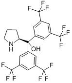 (S)-2-{Bis[3,5-bis(trifluoromethyl)phenyl]hydroxymethyl}pyrrolidine Structural