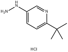 Pyridine,2-(1,1-dimethylethyl)-5-hydrazinyl-,hydrochloride  (1:1)