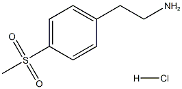 2-[(4-METHYLSULFONYL)PHENYL]ETHYLAMINEHYDROCHLORIDE
 Structural