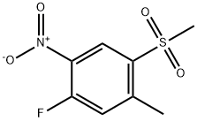 1-FLUORO-5-METHYL-4-(METHYLSULFONYL)-2-NITROBENZENE
