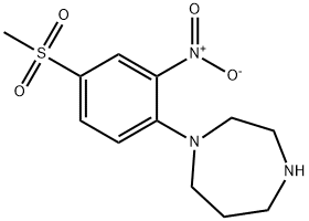 1-[4-(METHYLSULFONYL)-2-NITROPHENYL]-1,4-DIAZEPANE
