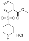 METHYL2-(PIPERIDIN-4-YLSULFONYL)BENZOATEHYDROCHLORIDE
 Structural