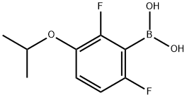 2,6-DIFLUORO-3-ISOPROPOXYPHENYLBORONIC & Structural