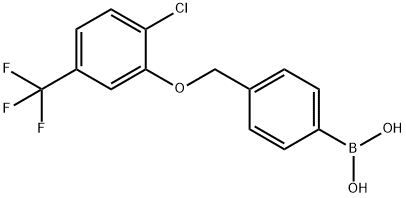 4-[(2'-chloro-5'-(trifluoromethyl)phenoxy)methyl]phenylboronic acid