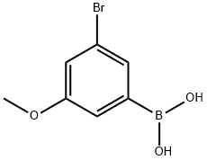 3-Bromo-5-methoxybenzeneboronic acid Structural