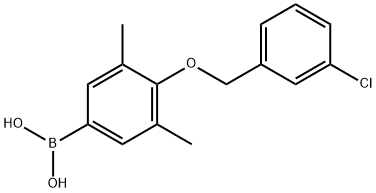 4-(3'-CHLOROBENZYLOXY)-3,5-DIMETHYLPHEN& Structural