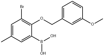 3-BROMO-5-METHYL-2-(3'-METHOXYBENZYLOXY& Structural