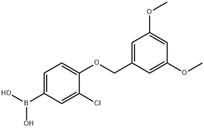 3-CHLORO-4-(3',5'-DIMETHOXYBENXYLOXY)PH& Structural