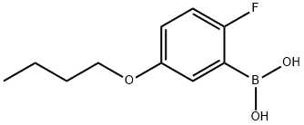 5-Butoxy-2-fluorophenylboronic acid Structural