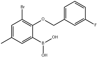 3-BROMO-2-(3'-FLUOROBENZYLOXY)-5-METHYL& Structural