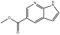 1H-PYRROLO[2,3-B]PYRIDINE-5-CARBOXYLIC ACID METHYL ESTER Structural