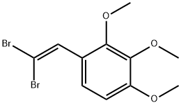 BENZENE, 1-(2,2-DIBROMOETHENYL)-2,3,4-TRIMETHOXY- Structural