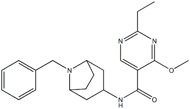 5-Pyrimidinecarboxamide, N-(8-benzyl-3-beta-nortropanyl)-2-ethyl-4-met hoxy-