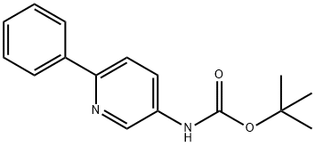 3-N-BOC-AMINO-6-PHENYLPYRIDINE Structural