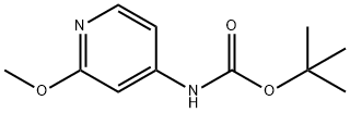 (2-METHOXY-PYRIDIN-4-YL)-CARBAMIC ACID TERT-BUTYL ESTER Structural