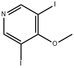 3,5-diiodo-4-methoxypyridine Structural