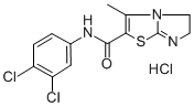 Imidazo(2,1-b)thiazole-2-carboxamide, 5,6-dihydro-N-(3,4-dichloropheny l)-3-methyl-, monohydrochloride Structural