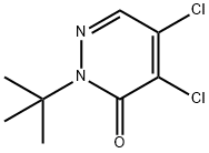 2-(TERT-BUTYL)-4,5-DICHLORO-2,3-DIHYDROPYRIDAZIN-3-ONE Structural