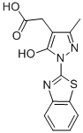 1-(2-Benzothiazolyl)-5-hydroxy-3-methyl-1H-pyrazole-4-acetic acid