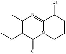 3-Ethyl-6,7,8,9-tetrahydro-9-hydroxy-2-Methyl-4H-pyrido[1,2-a]pyriMidin-4-one Structural