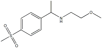 N-(2-METHOXYETHYL)-N-{1-[4-(METHYLSULFONYL)PHENYL]ETHYL}AMINE
