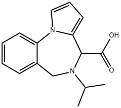 5-ISOPROPYL-5,6-DIHYDRO-4H-PYRROLO[1,2-A][1,4]BENZODIAZEPINE-4-CARBOXYLICACID
