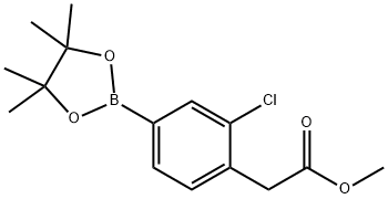 Methyl 2-(2-chloro-4-(4,4,5,5-tetramethyl-1,3,2-dioxaborolan-2-yl)phenyl)acetate