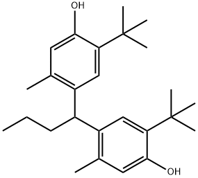 4,4'-Butylidenebis(6-tert-butyl-3-methylphenol) Structural