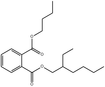 BUTYL 2-ETHYLHEXYL PHTHALATE Structural