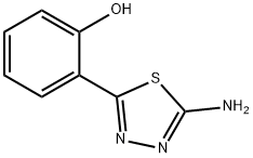 Phenol, 2-(5-aMino-1,3,4-thiadiazol-2-yl)- Structural