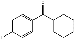 CYCLOHEXYL 4-FLUOROPHENYL KETONE Structural