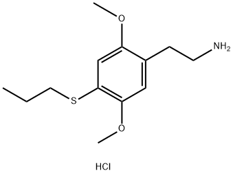 2,5-DIMETHOXY-4-(PROPYLTHIO)BENZENEETHANAMINE, YDROCHLORIDE Structural