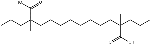 Dodecanedioic acid, 2,11-dimethyl-2,11-dipropyl- Structural