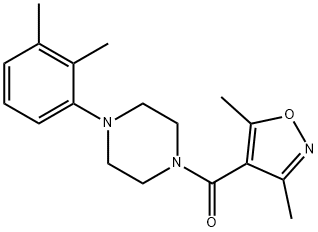 Methanone, (3,5-dimethyl-4-isoxazolyl)[4-(2,3-dimethylphenyl)-1-piperazinyl]-