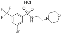 3-BROMO-N-(2-MORPHOLIN-4-YL-ETHYL)-5-TRIFLUOROMETHYL-BENZENESULFONAMIDE HYDROCHLORIDE