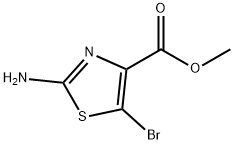 Methyl 2-amino-5-bromothiazole-4-carboxylate Structural