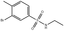 N-ETHYL 3-BROMO-4-METHYLBENZENESULFONAMIDE Structural