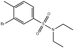 N,N-DIETHYL 3-BROMO-4-METHYLBENZENESULFONAMIDE Structural