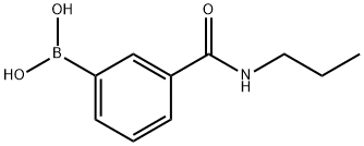 3-(N-PROPYLAMINOCARBONYL)PHENYLBORONIC ACID Structural