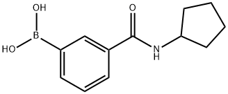 3-(CYCLOPENTYLAMINOCARBONYL)PHENYLBORONIC ACID Structural