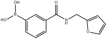 3-(FURFURYLAMINOCARBONYL)PHENYLBORONIC ACID Structural