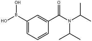 3-(DIISOPROPYLCARBAMOYL)PHENYLBORONIC ACID Structural