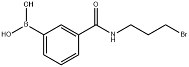 N-(3-BROMOPROPYL) 3-BORONOBENZAMIDE Structural