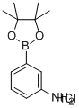 3-AMINOBENZENEBORONIC ACID, PINACOL ESTER HYDROCHLORIDE Structural