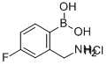 2-AMINOMETHYL-4-FLUOROPHENYLBORONIC ACID, HCL