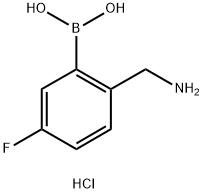 (2-AMINOMETHYL-5-FLUORO)PHENYLBORONIC ACID HYDROCHLORIDE