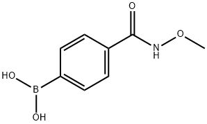 4-(O-METHYLHYDROXYLAMINOCARBONYL)PHENYLBORONIC ACID Structural