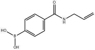 (4-ALLYLAMINOCARBONYL)BENZENEBORONIC ACID Structural