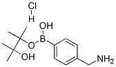 4-AMINOMETHYLPHENYLBORONIC ACID, PINACOL ESTER, HCL Structural