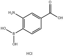 (2-AMINO-4-CARBOXY)BENZENEBORONIC ACID HYDROCHLORIDE